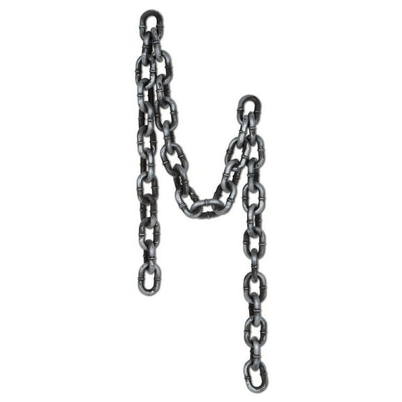 Beistle Pack of 6 Realistic Steel Chain Halloween Decoration 6'