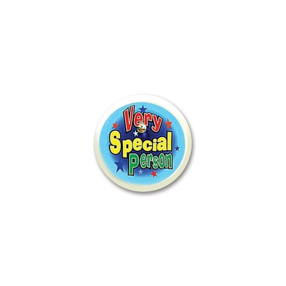 Beistle Pack of 6 "Very Special Person" Decorative Blinking Button 2"