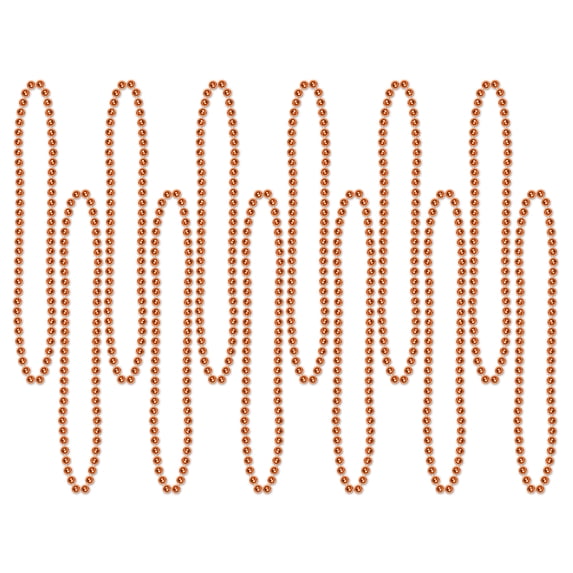 Beistle - Party Beads - Small Round - 7mm x 33" - Pack of 12