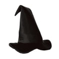thumbnail image 1 of Beistle Party Decoration Satin - Soft Black Witch Hat - 12 Pack (1 Per Card), 1 of 2