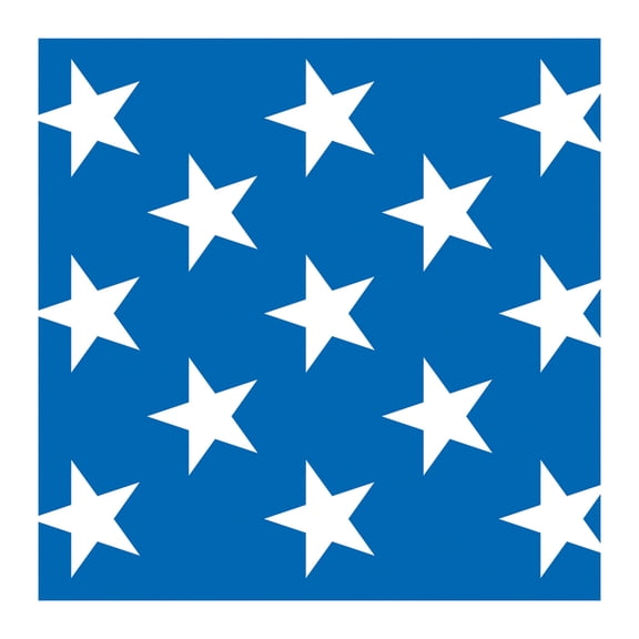 Patriotic Stars Backdrop 4' X 30' - 6 Pack (1 Per Package)