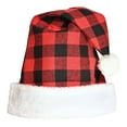thumbnail image 1 of Beistle - Plaid Santa Hat - Pack of 12, 1 of 1