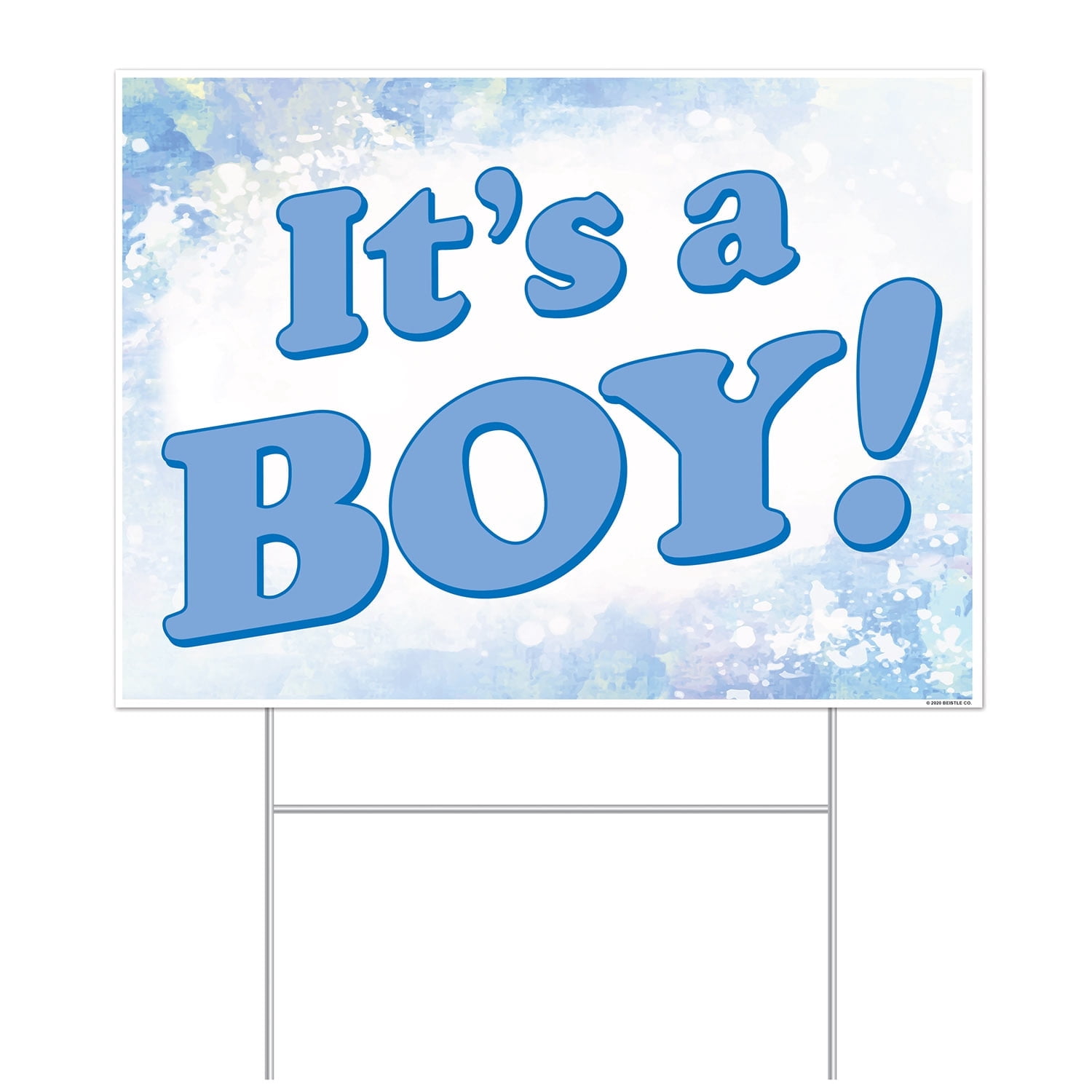 Beistle - Plastic It's A Boy! Yard Sign - 11½