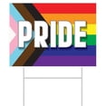 thumbnail image 1 of Beistle, Plastic Pride Flag Yard Sign 11.5" x 15.5", 1 of 4