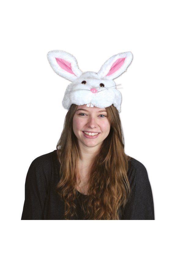- Plush Bunny Head Hat - Pack of 12