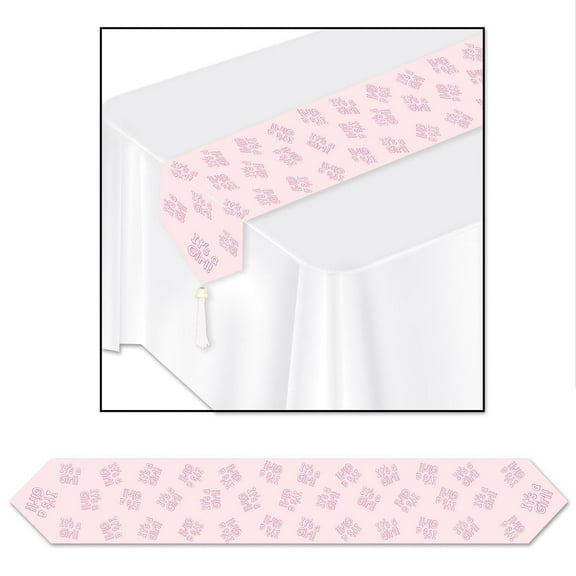 Beistle Printed It's A Girl! Paper Table Runner (Case of 12)