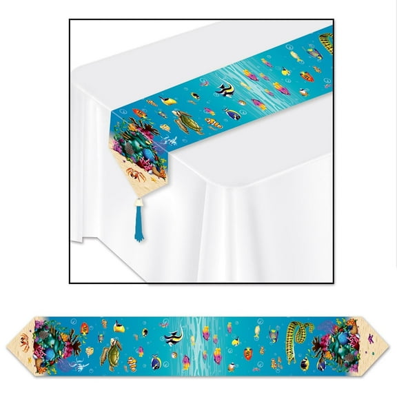 12 Pack Beistle Printed Under The Sea Paper Party Table Runner