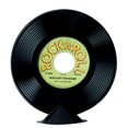 thumbnail image 1 of 12 Pack Beistle Rock and Roll Party Plastic Record Centerpiece, 1 of 2