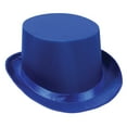 thumbnail image 1 of Blue Satin Sleek Top Hat, OSFM (1/Pkg), 1 of 3