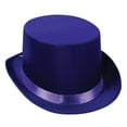 thumbnail image 1 of Purple Satin Sleek Top Hat, OSFM (1/Pkg), 1 of 2