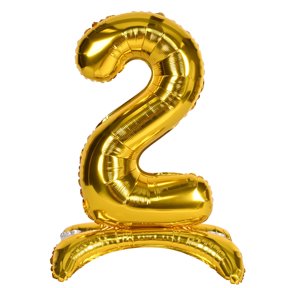 Beistle - Self-Standing Balloon Number "2" - 26" - Pack of 6