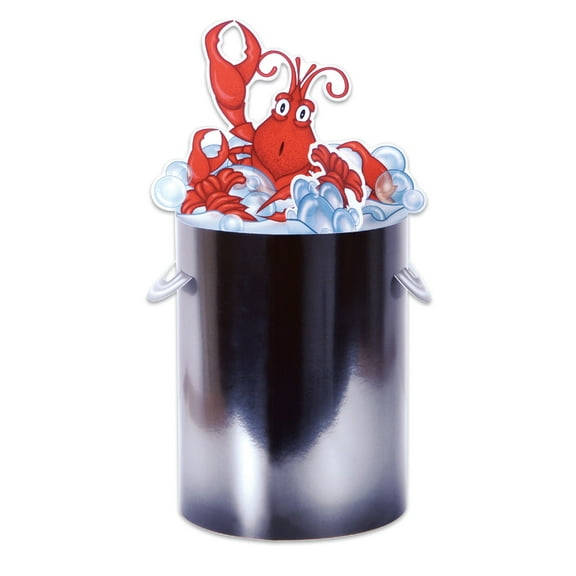 Beistle Set of 12 3-D Red Crawfish in Boiling Water Centerpiece 11.5