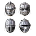 thumbnail image 1 of Beistle 66802 Knight Masks, 1 of 6