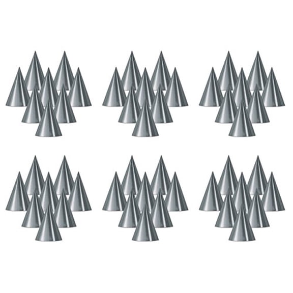 Beistle Silver Foil Cone Hat