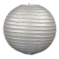 thumbnail image 1 of Beistle Club Pack of 18 Round Silver Hanging Wedding Paper Lantern Party Decorations 9.5", 1 of 2