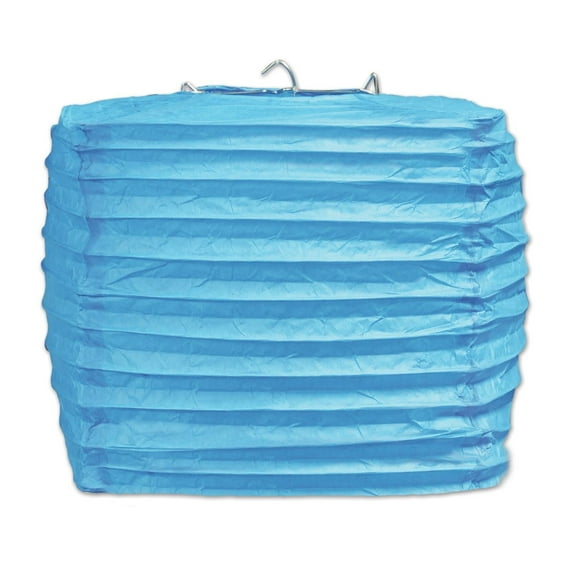 24 Pack Beistle Turquoise Party Square Paper Lanterns