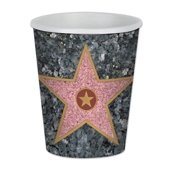 Beistle - "Star" Beverage Cups - 9 Oz - Pack of 12
