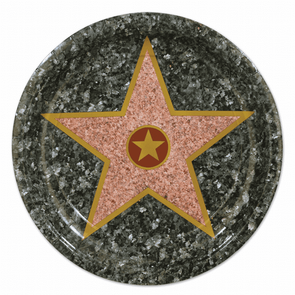 Beistle Star Plates, 9-Inch, Multicolor