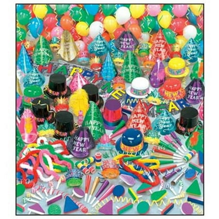 New Year Super Bonanza Deluxe Assortment Contains 503 fun items for your party of 100 guests