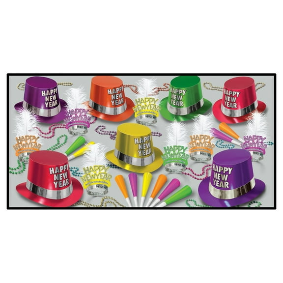 Beistle The Fluorescent Kit For 50 People for New Year's Eve