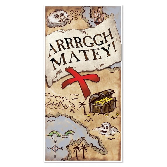 12 Pack Beistle Treasure Map Door Cover