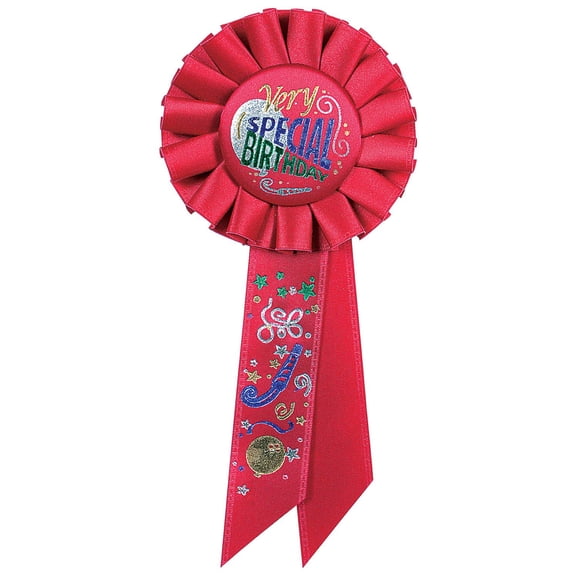 Beistle Very Special Birthday Rosette, 3-1/4-Inch by 6-1/2-Inch