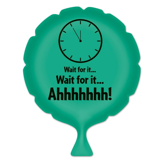 Beistle Wait for it Whoopee Cushion, 8-Inch, Green/Black
