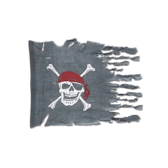 Beistle Weathered Pirate Flag 29" X 3' 4" - 12 Pack (1 Per Package)