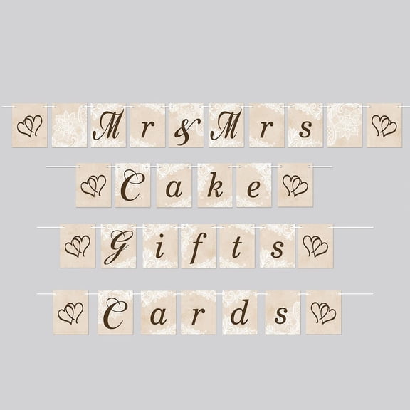 12 Pack Bulk Wedding Streamer Set