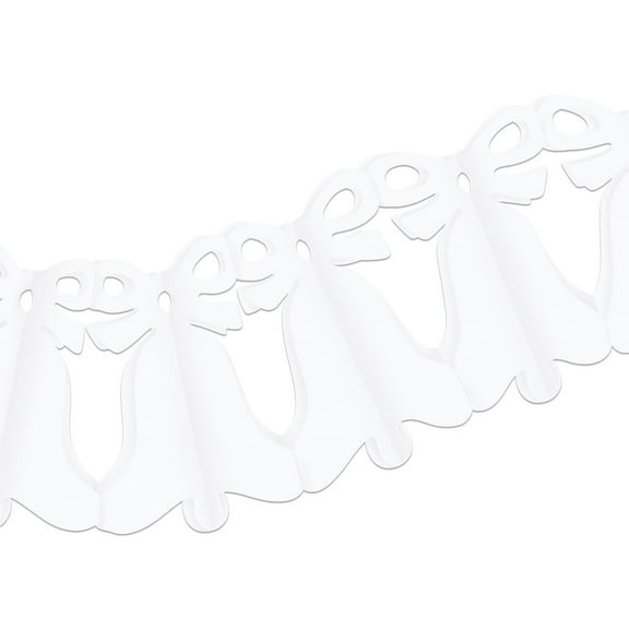 Beistle Wedding Westminster Bell Garland white (Case of 12)