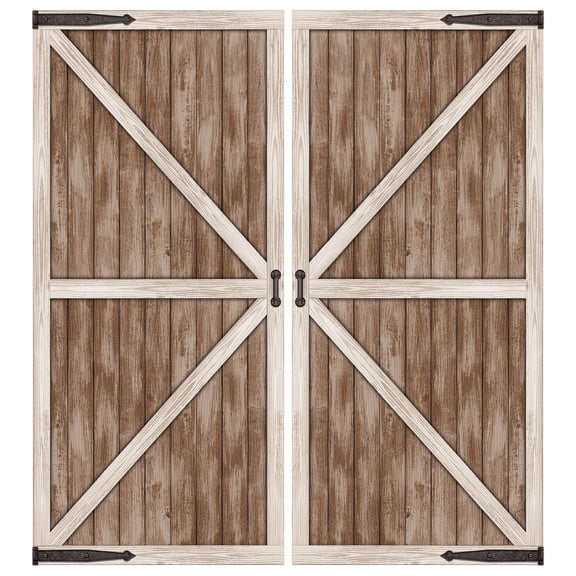 Beistle - Western Barn Door Photo Prop - 7' x 6' - Pack of 1