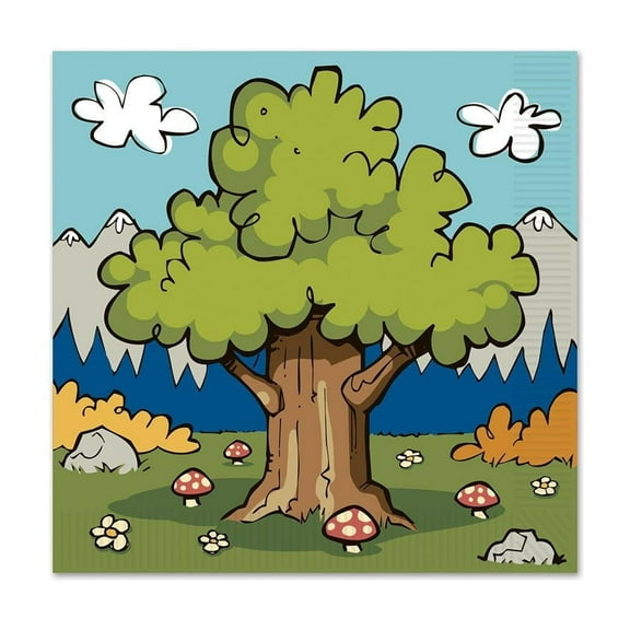 192 Pack Beistle Woodland Friends Party Luncheon Napkins