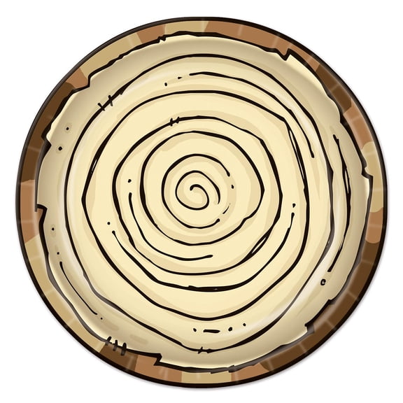 96 Pack Beistle Woodland Friends Party Paper Plates 9 inch