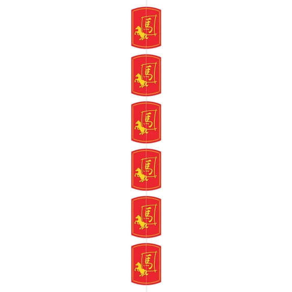 Beistle - Year Of The Horse Stringer - 6' 6" - Pack of 6