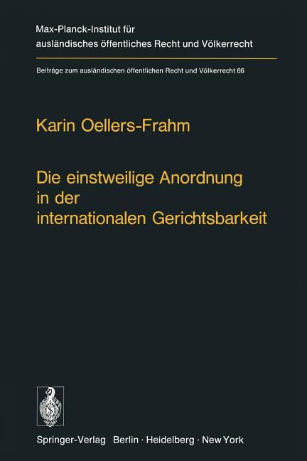 Beiträge Zum Ausländischen Öffentlichen Recht Und Völkerrech: Die ...