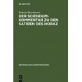 thumbnail image 1 of BeitrÃ¤ge Zur Altertumskunde Der Sciendum-Kommentar Zu Den Satiren Des Horaz, Book 172, (Hardcover), 1 of 1