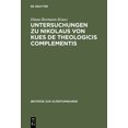 thumbnail image 1 of Beiträge Zur Altertumskunde Untersuchungen Zu Nikolaus Von Kues de Theologicis Complementis, Book 56, (Hardcover), 1 of 1