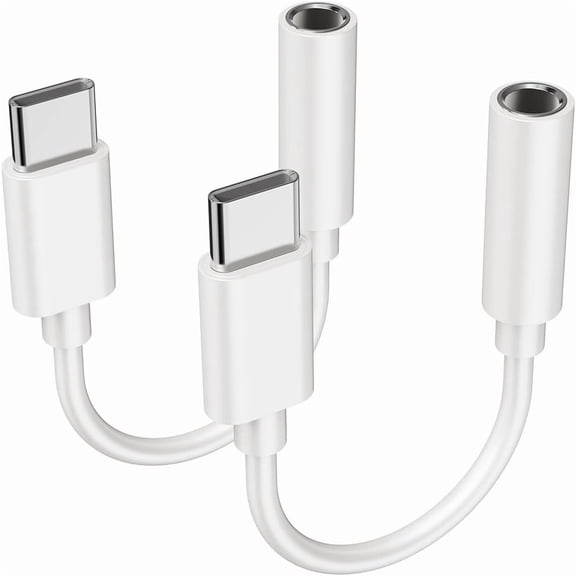 Beixiya USB‑C to 3.5mm Female Headphone Jack Adapter, Hi‑Fi DAC Chip Plug‑and‑Play Audio Dongle for USB‑C Smartphones Tablets Laptops