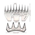 thumbnail image 1 of Beiyuan Sheep/goats Shearing Clipper Blade Convex Comb Cutter Shearing Clipper 9 Tooth Blade For Sheep Clipper Shears Scissorsd, 1 of 4