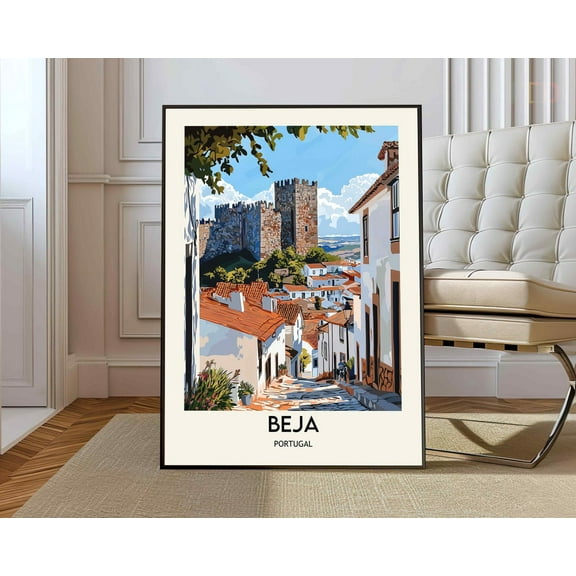 Beja Poster, Bejabeja Print, Beja Photo, Beja Poster Print, Beja Travel Poster, Beja City, Beja Portugal, Portugal Poster Print Wall Art, Modern Wall Decor, 8x12 UNFRAMED