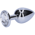 thumbnail image 1 of Bejeweled Anal Plug - Glamorous Alloy Metal Butt Plug for Solo Play & Couples - Hypoallergenic - P-Spot Pleasure for Men, Double Penetration for Women - Sparkle Your Sex Life - Large Clear, 1 of 9