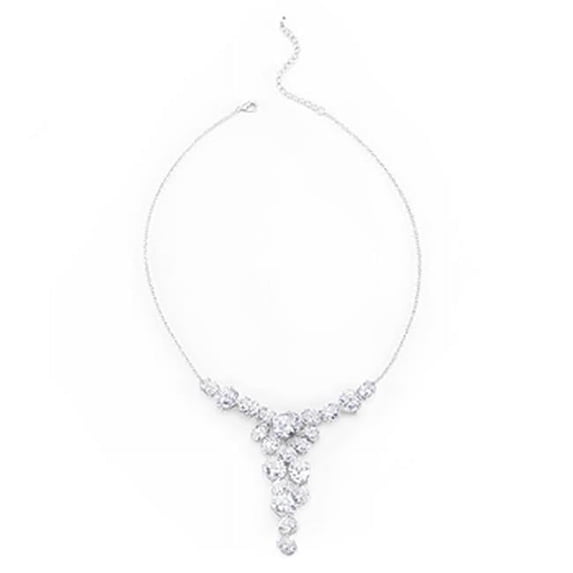 Bejeweled CZ Bib Necklace