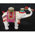 thumbnail image 1 of Bejeweled Elephant Statue Carrying Ru Yi for Career Success, 1 of 1