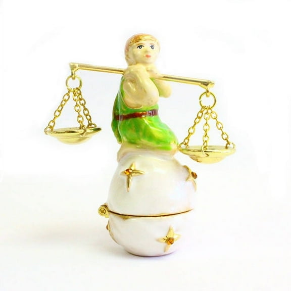 Bejeweled Horoscope Libra Statue