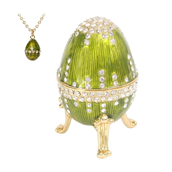 Bejeweled Regal Green Musical Egg