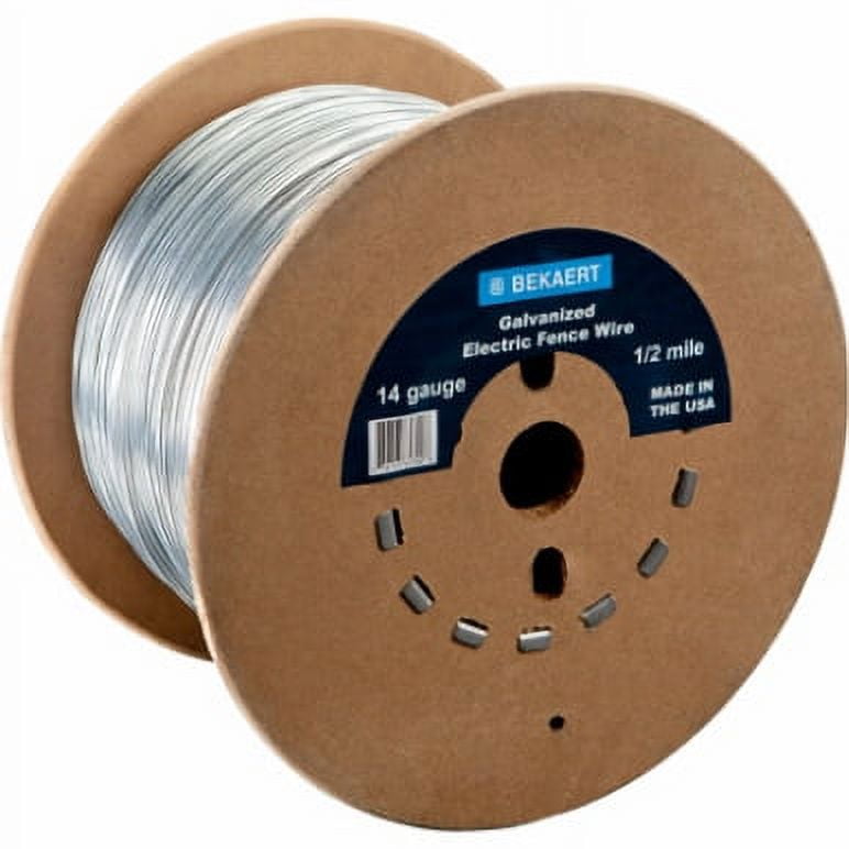 Bekaert 210334 0.25 Mile Electric Fence Wire 14 Gauge