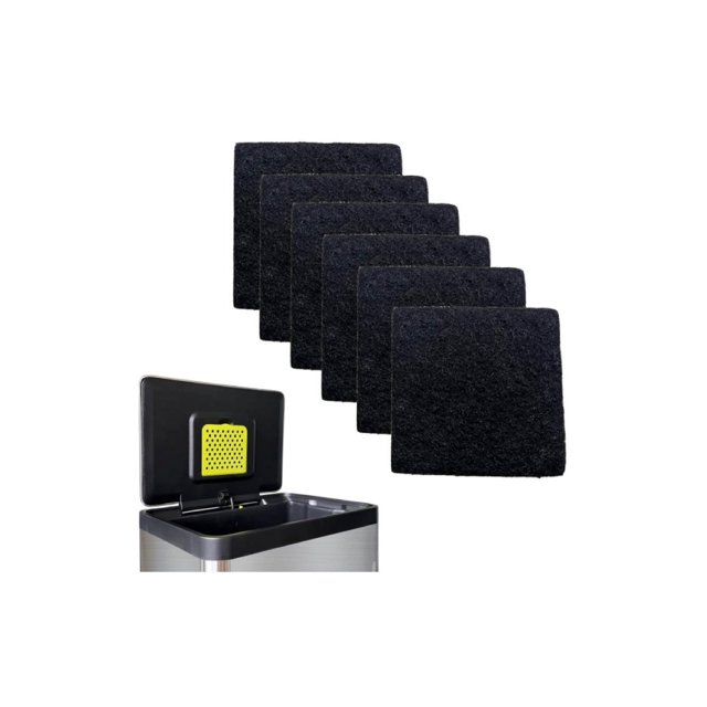 Bekayaa Compost Bin Odor Filters, Rectangle, Activated Carbon, Food