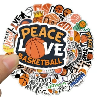 Basketball hydro cheap flask stickers