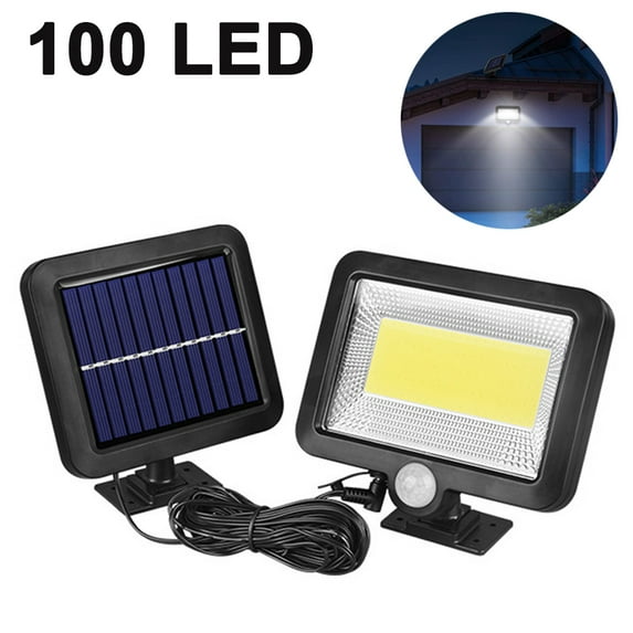 Bekayaa Solar Security Light, Waterproof IP65 LED Floodlight Auto Dusk to Dawn 350° Adjustable Solar Security Flood Lights for Barn, Garden, Garage, Pathway, Yard, Patio, Lawn, Balcony