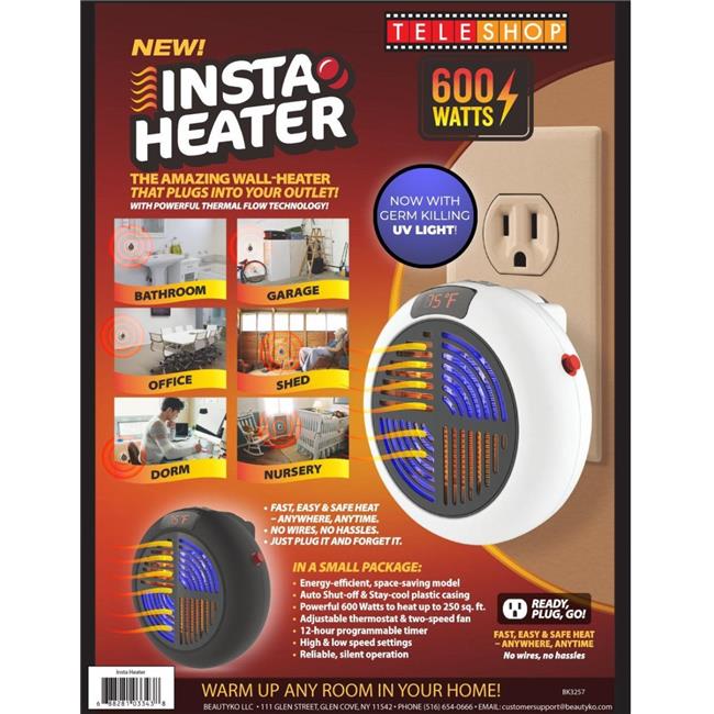 Beken BK3398 Insta UV Light Sanitizer Heater - Walmart.com